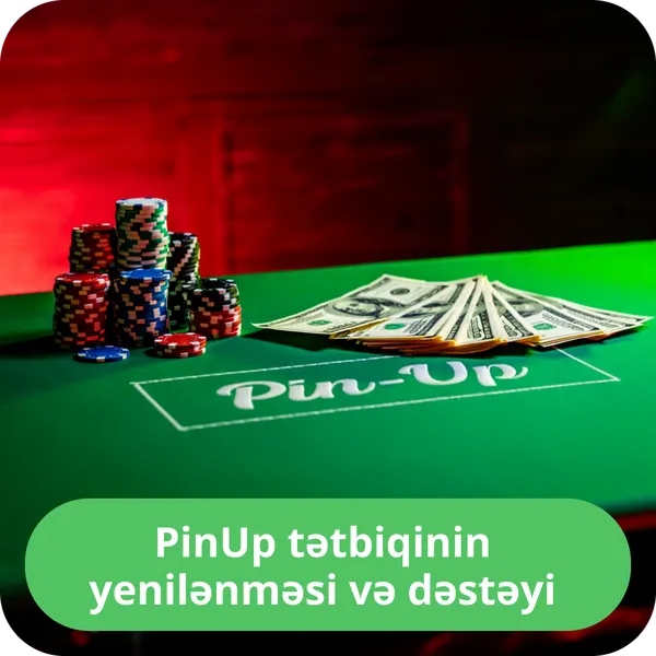 PinUp tətbiqinin yenilənməsi və dəstəyi